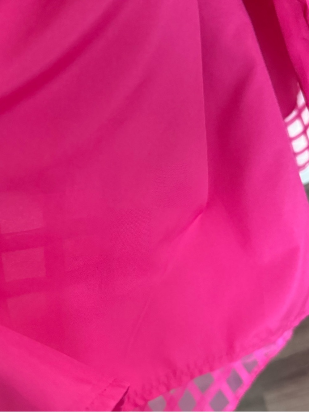 SHEIN Fuchsia Checkered Maxi Dress with Smocked Bodice - Picture 6 of 13